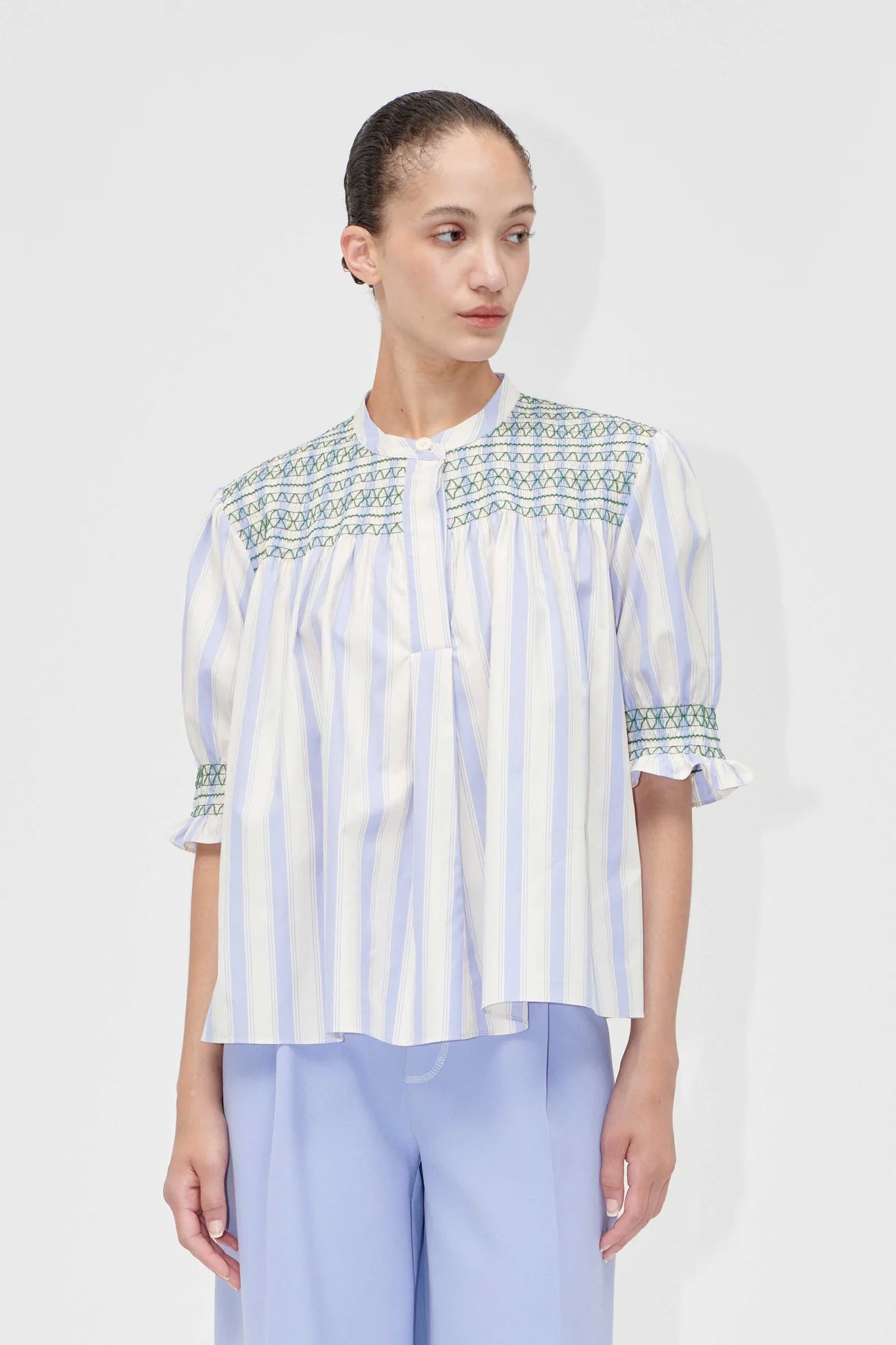 Smocked Gathered Top