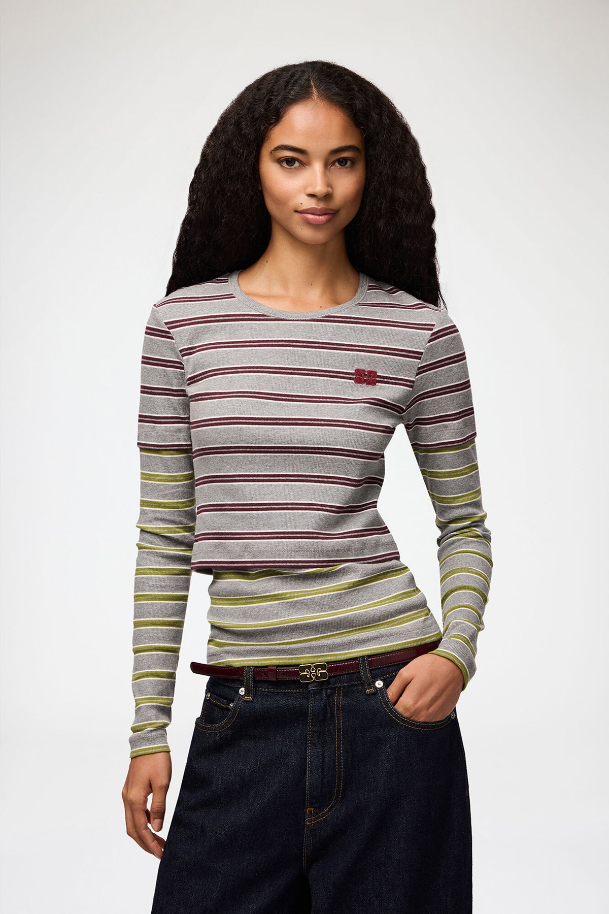 Soft Cotton Rib Long Sleeve Double layer