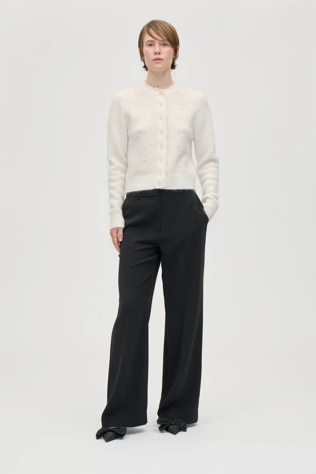 2024 Crepe, Straight Long Pants