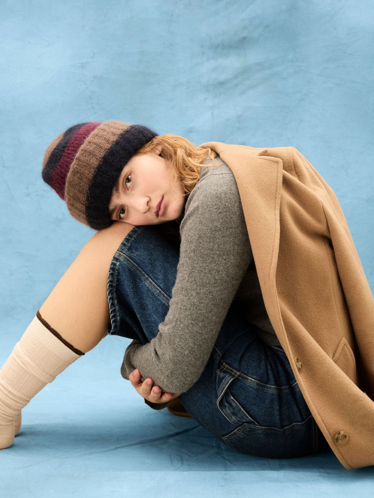 Striped Soloma Beanie