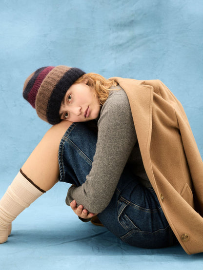 Striped Soloma Beanie