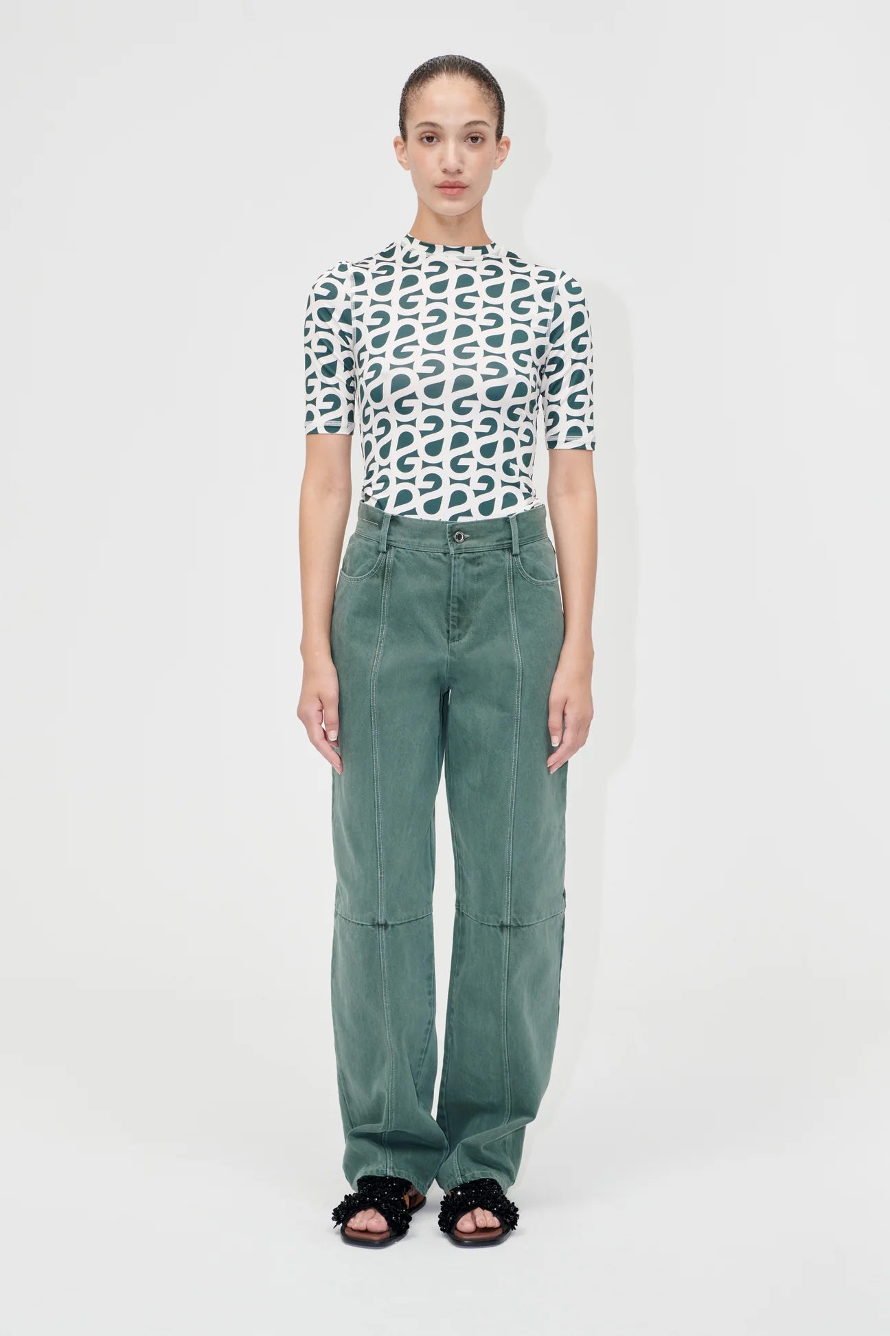 Structured Long Pants