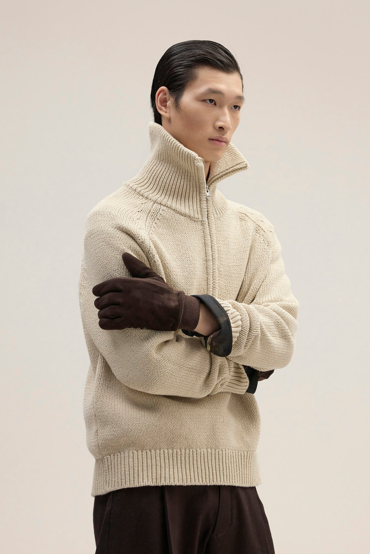 Suede Rib Glove 9151