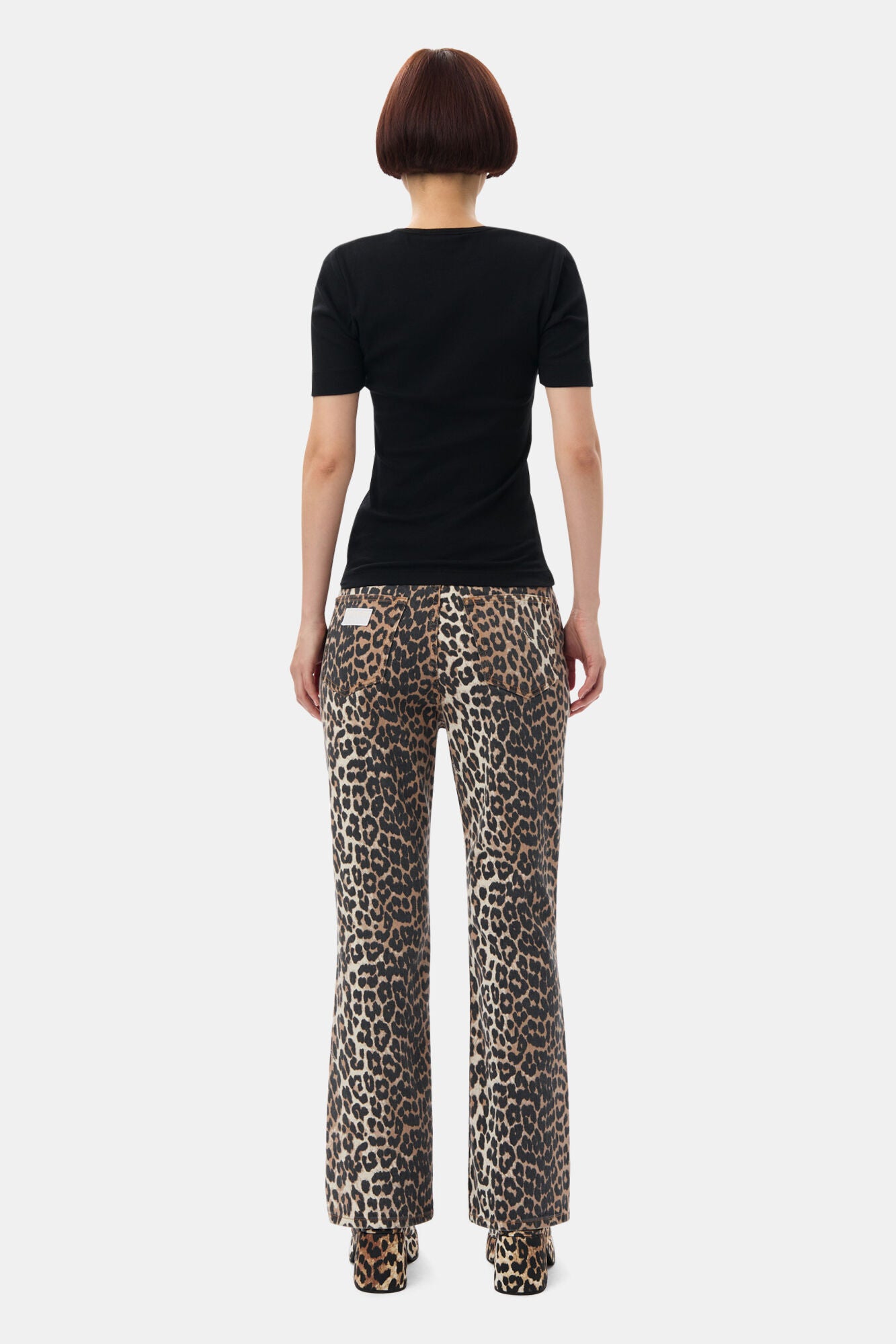 Soft Cotton Rib Short Sleeve T-Shirt