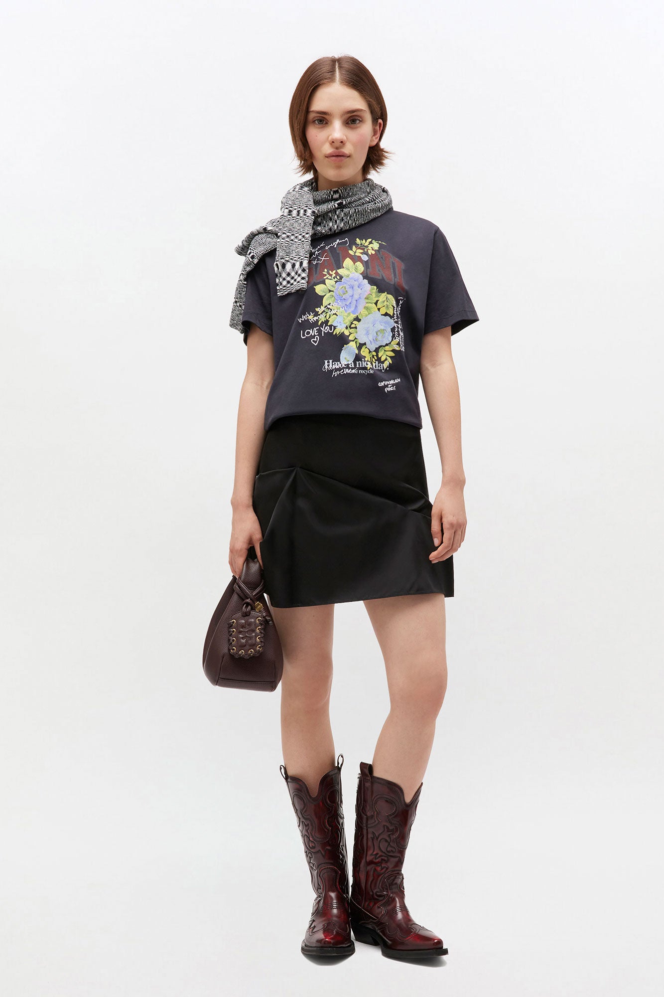 Basic Cotton Jersey Rose T-shirt