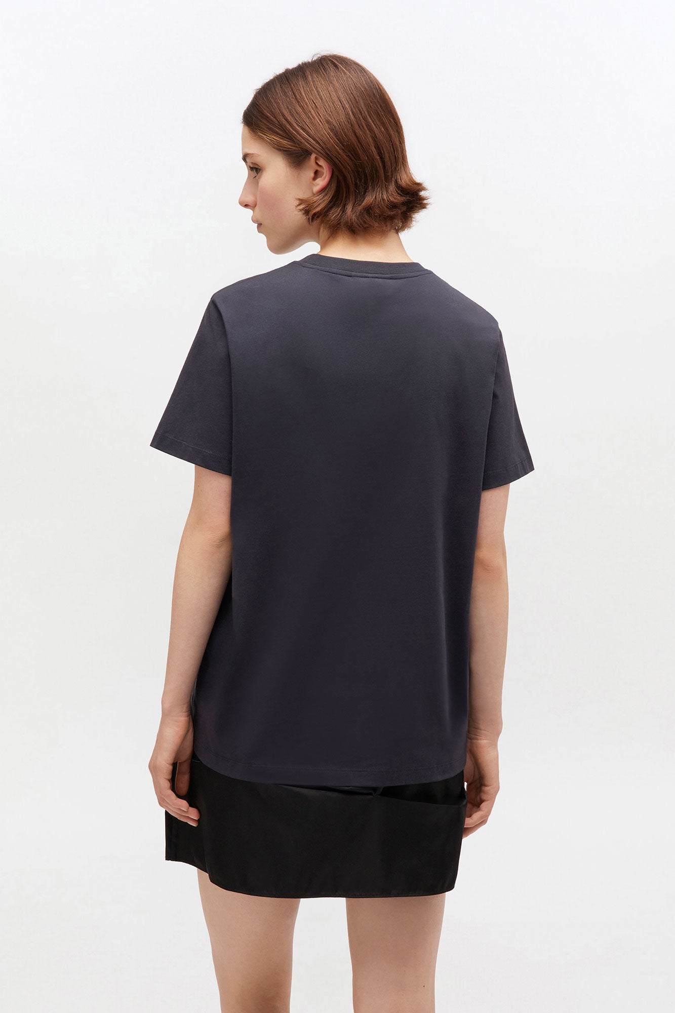Basic Cotton Jersey Rose T-shirt