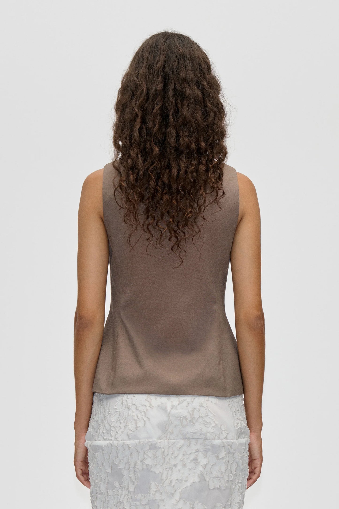 2492 Embroidered Canvas, Tailored Tank Vest