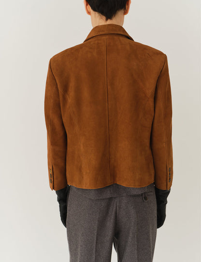 Suede Fitted Jacket
