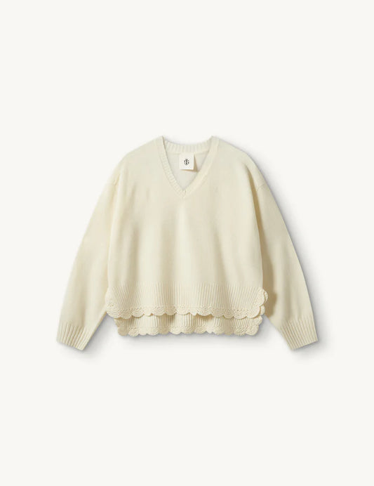 Como Crochet V-Neck