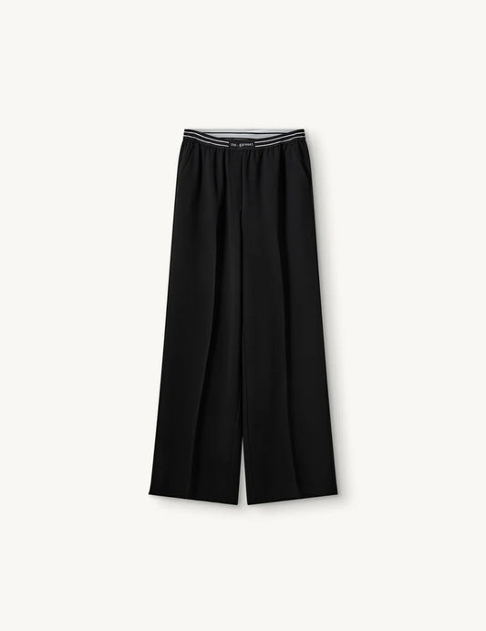 Crepe Logo Pants