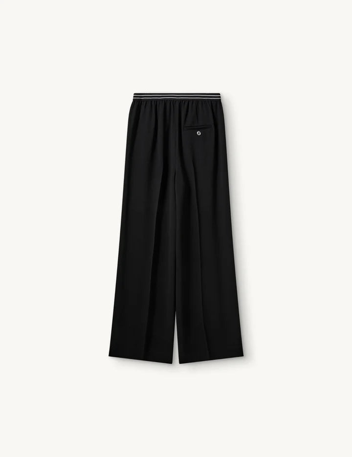 Crepe Logo Pants