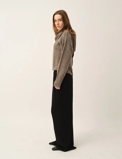Crepe Logo Pants