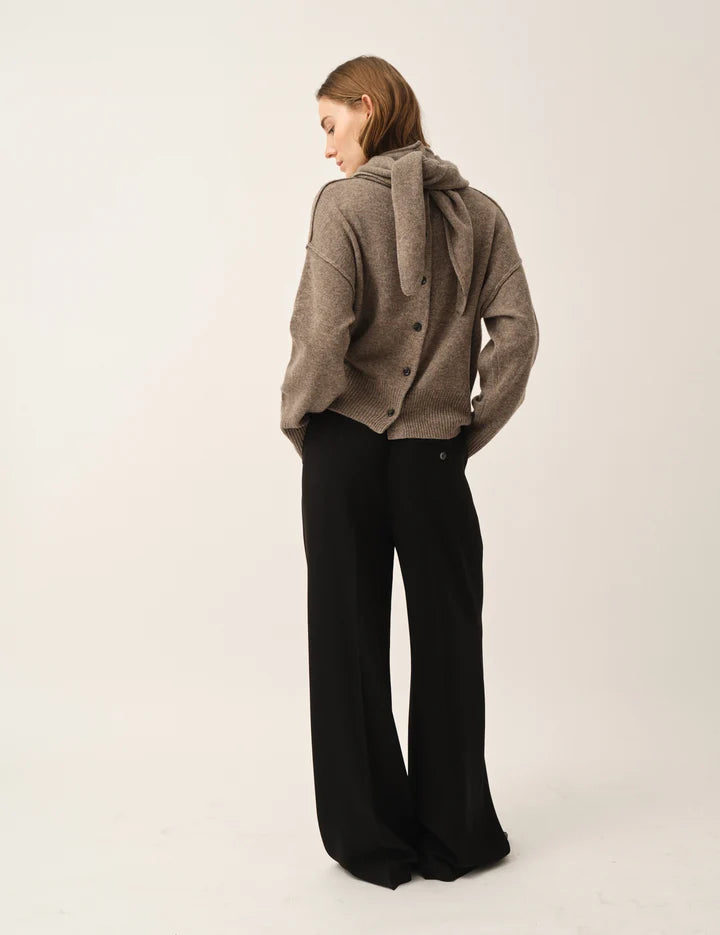 Crepe Logo Pants