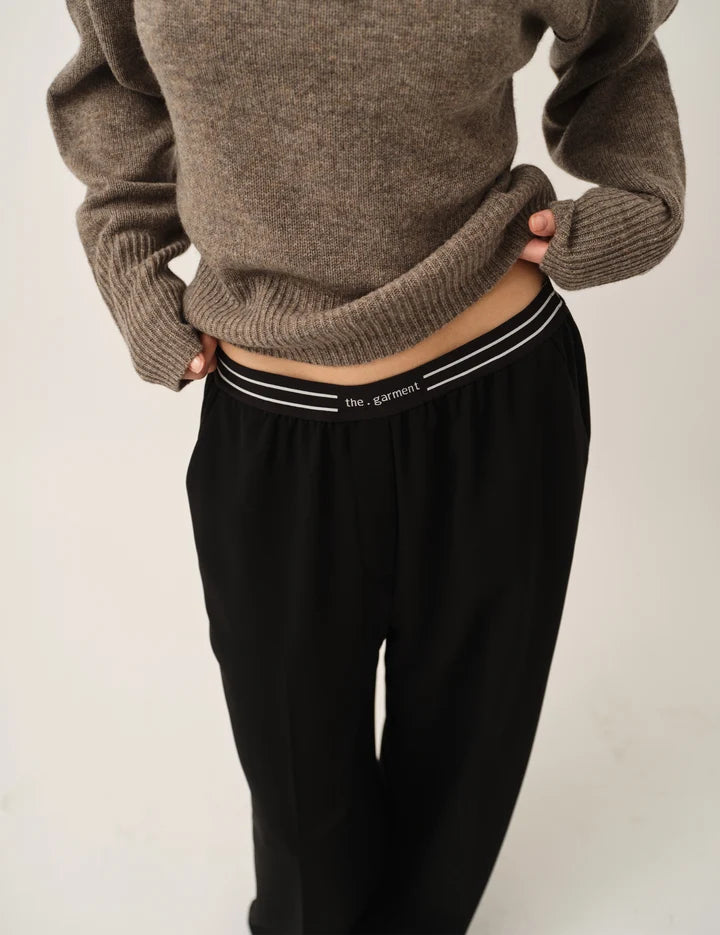 Crepe Logo Pants