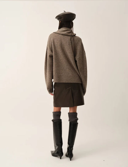 Volmer Scarf Sweater