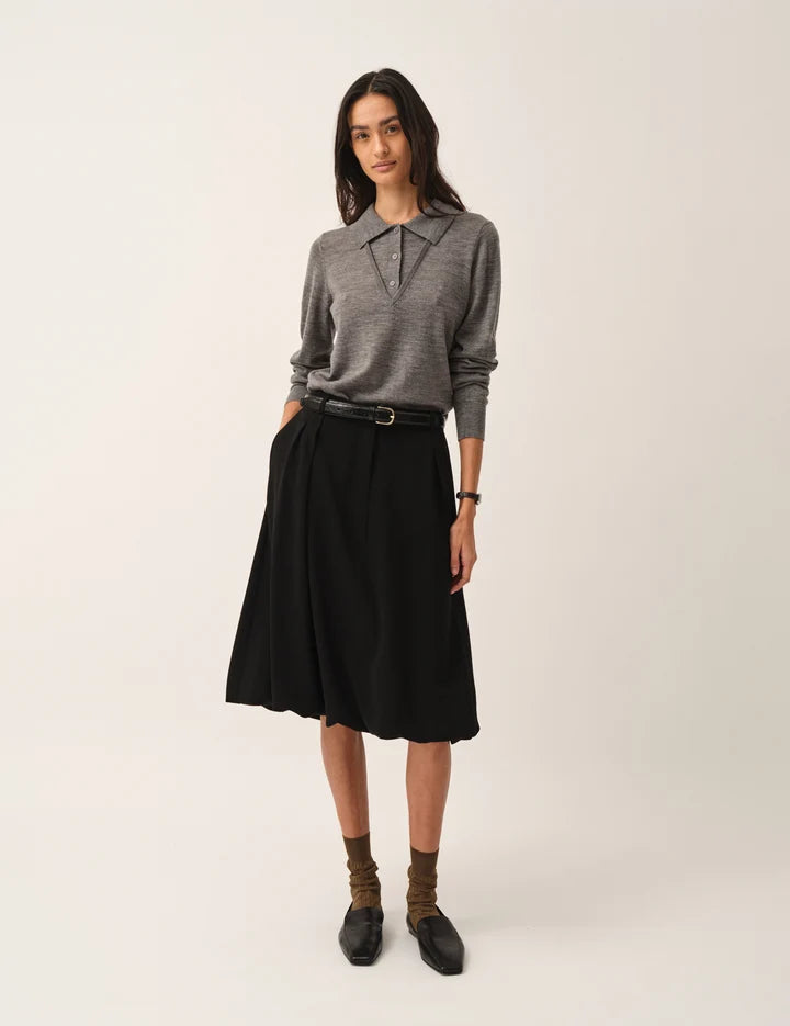 Crepe Balloon Skirt