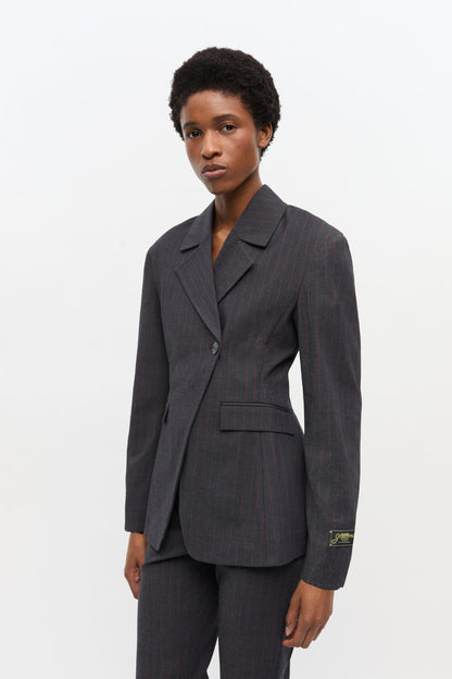 Stretch Stripe Blazer