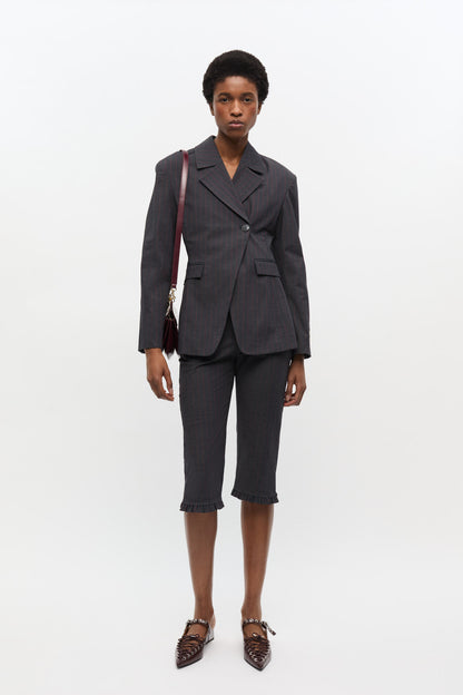 Stretch Stripe Blazer