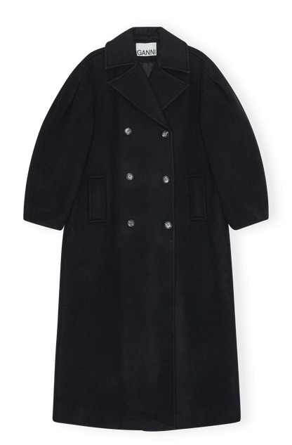 Peacoat Wool Long Coat
