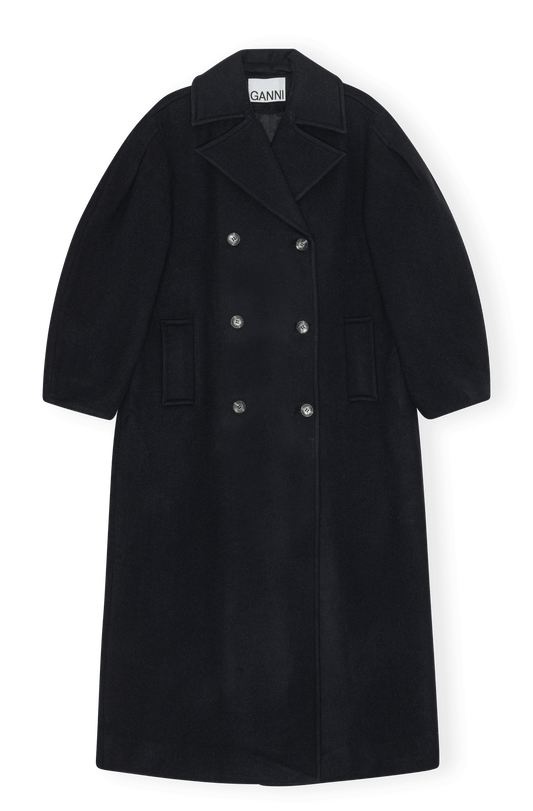 Peacoat Wool Long Coat