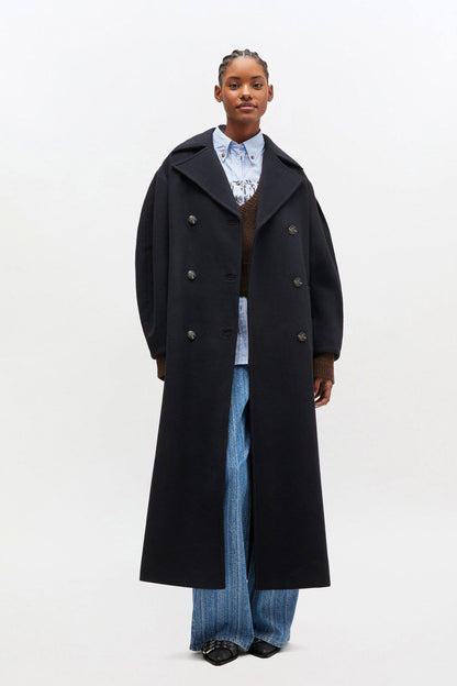Peacoat Wool Long Coat