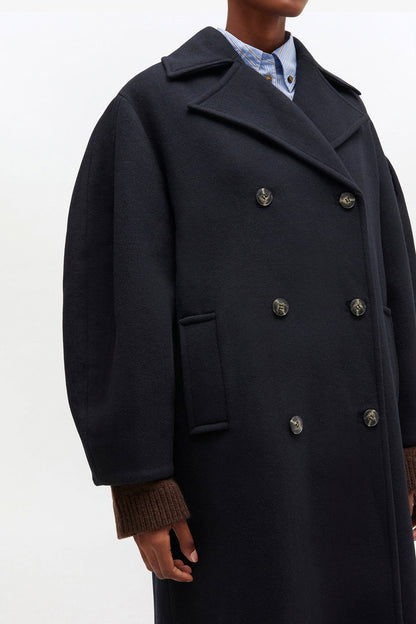 Peacoat Wool Long Coat