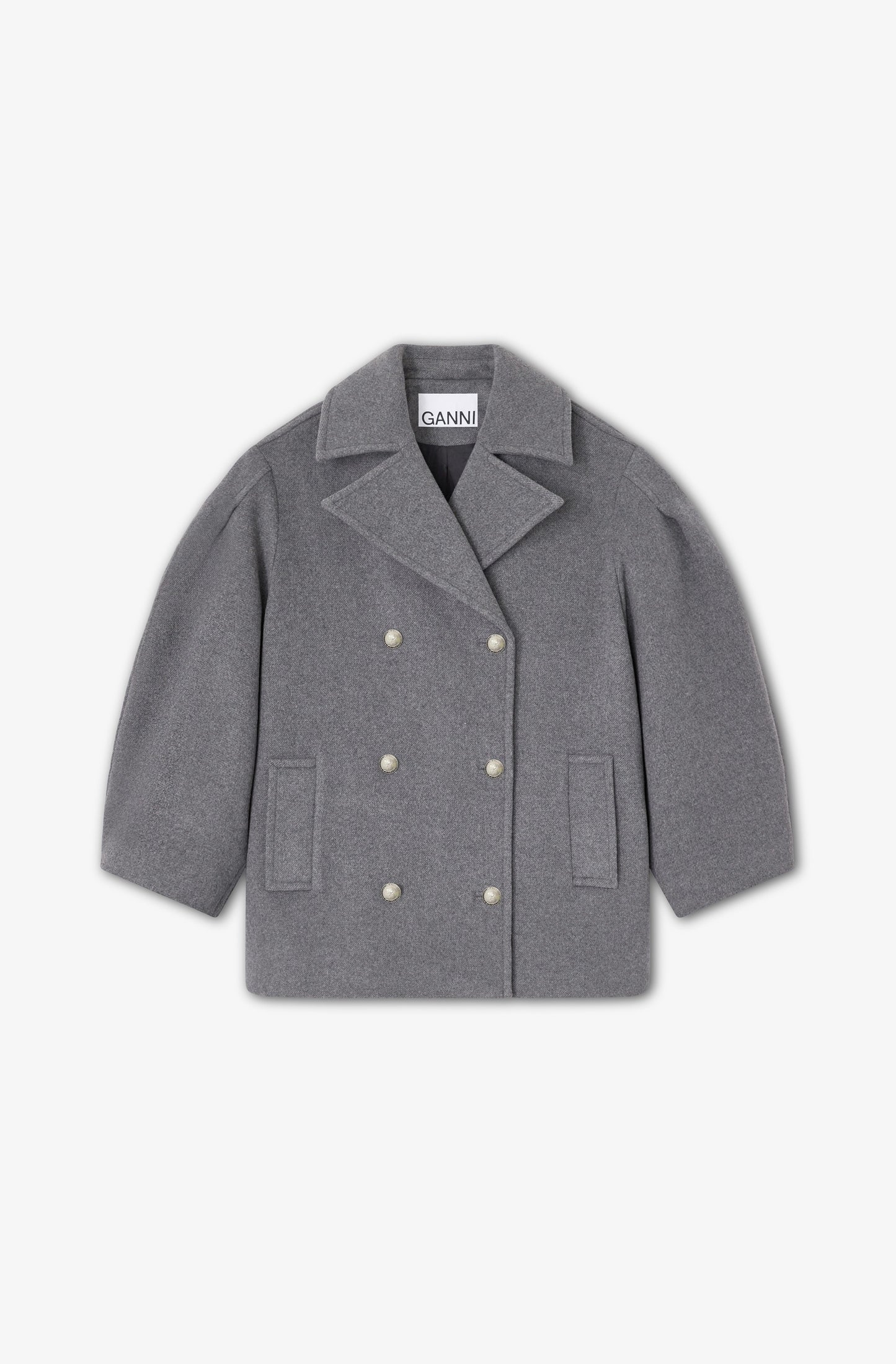 Peacoat Wool Midi Coat