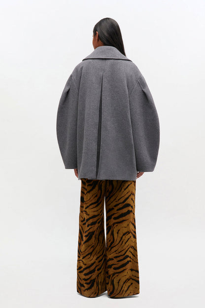 Peacoat Wool Midi Coat