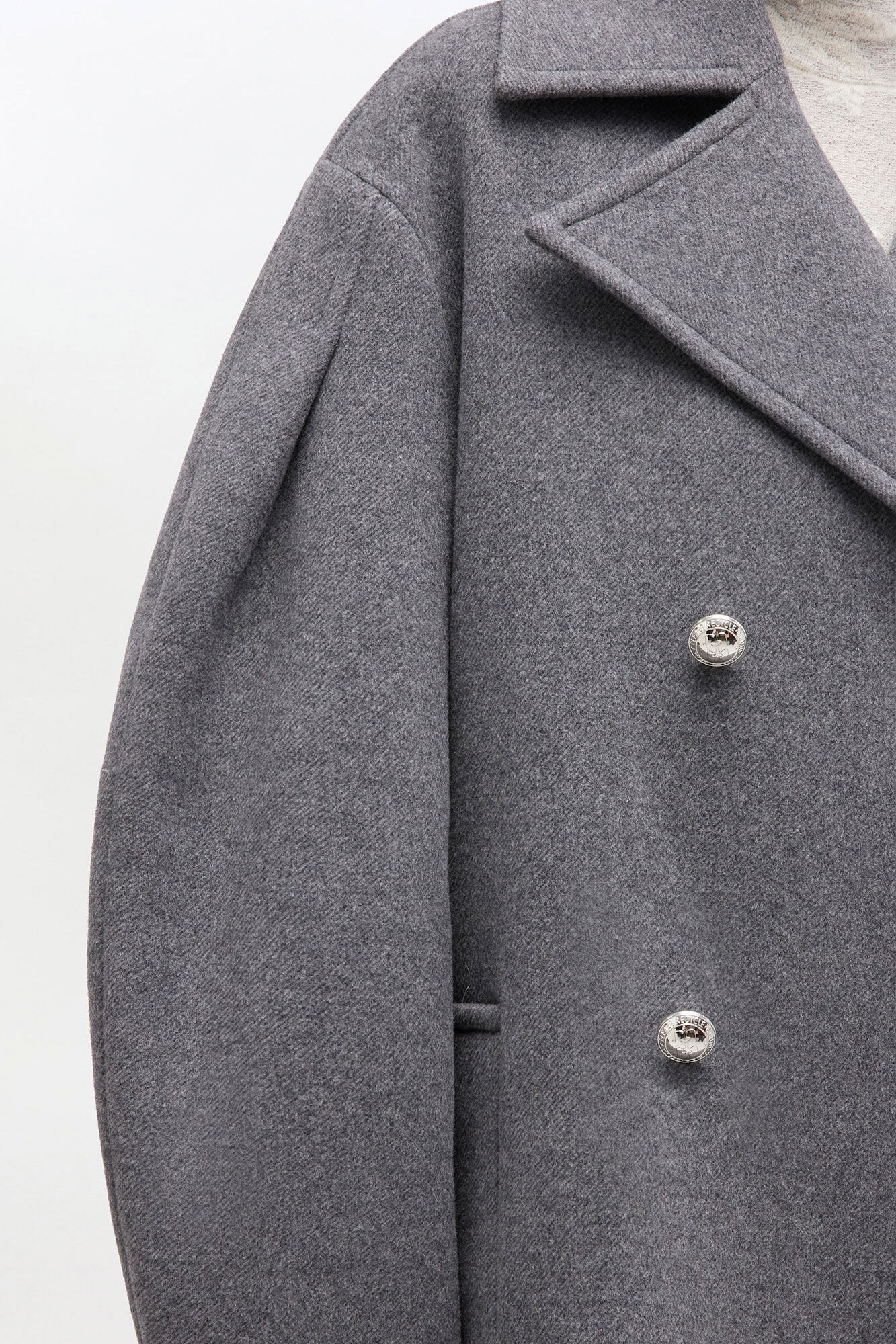 Peacoat Wool Midi Coat