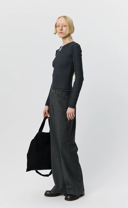 Womens LS Rib Tee