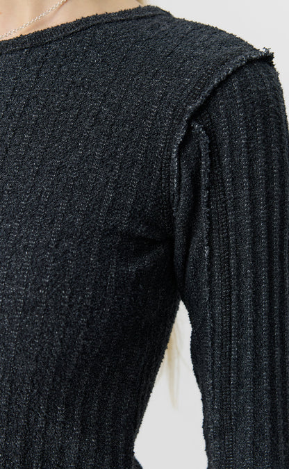 Womens LS Rib Tee