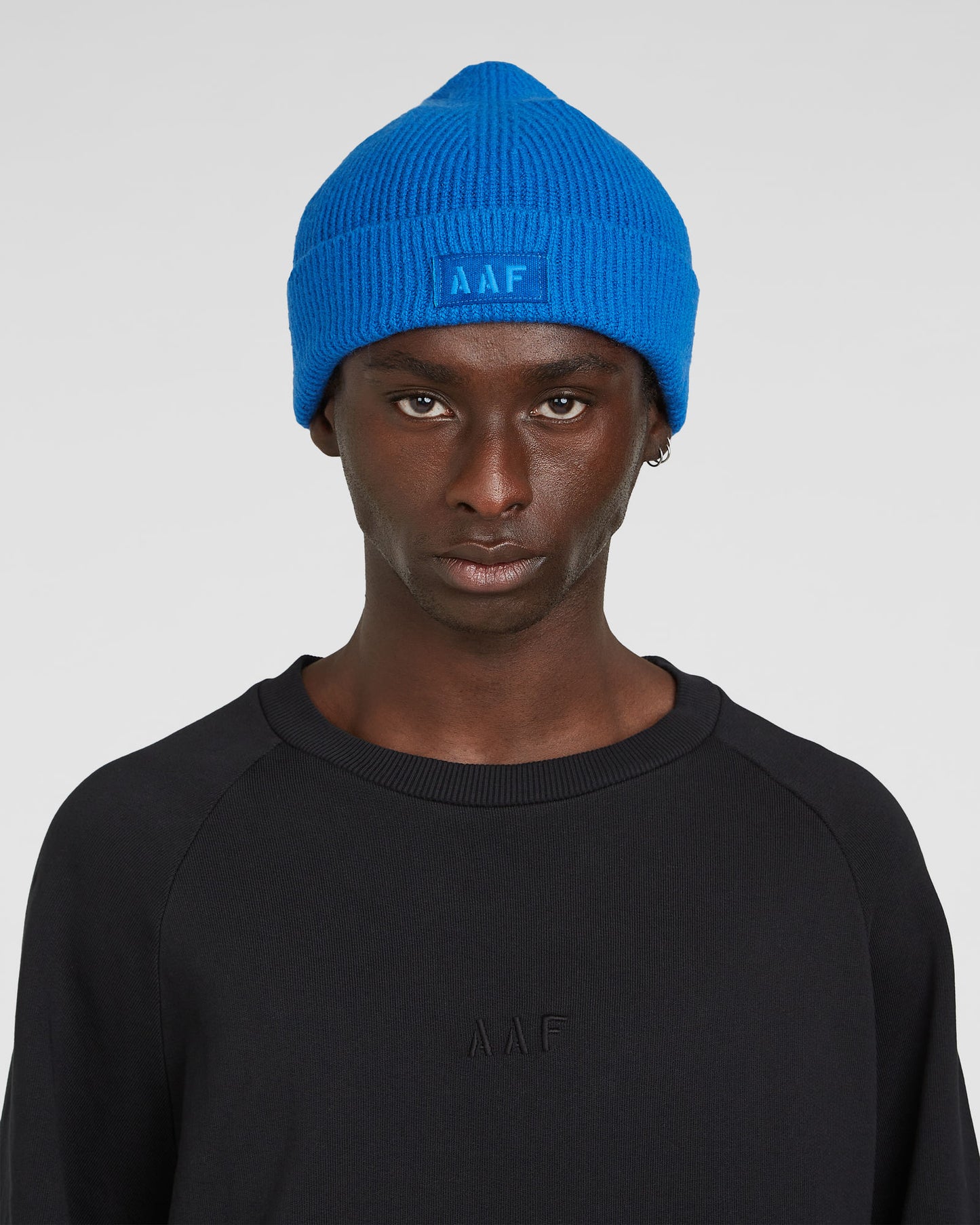 Logo patch beanie
