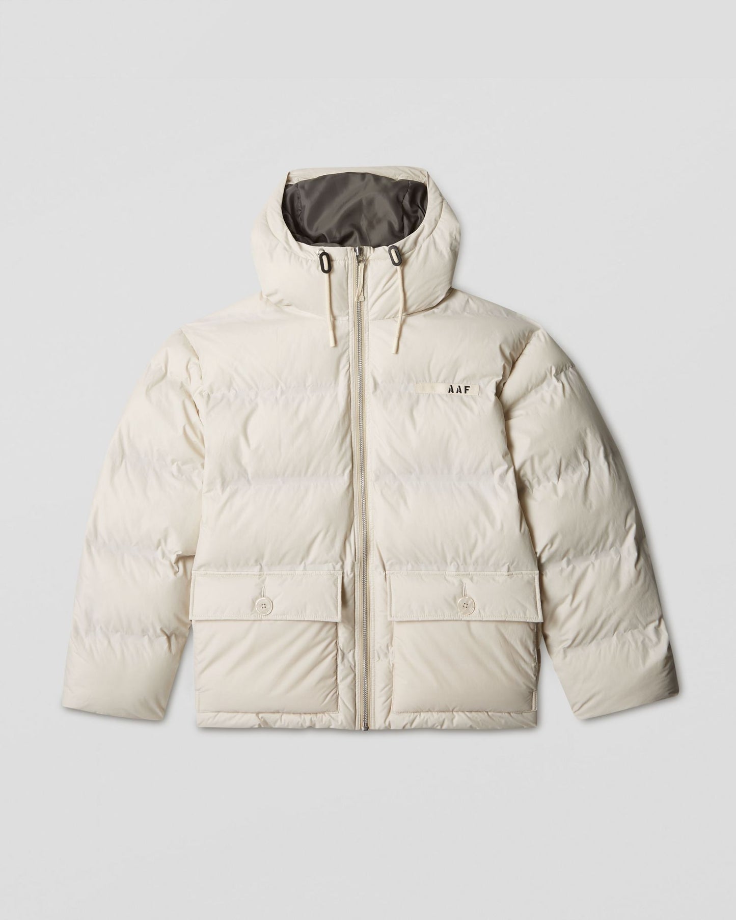 Mountain hooded puffer