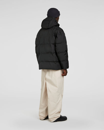 Mountain hooded puffer