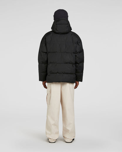 Mountain hooded puffer