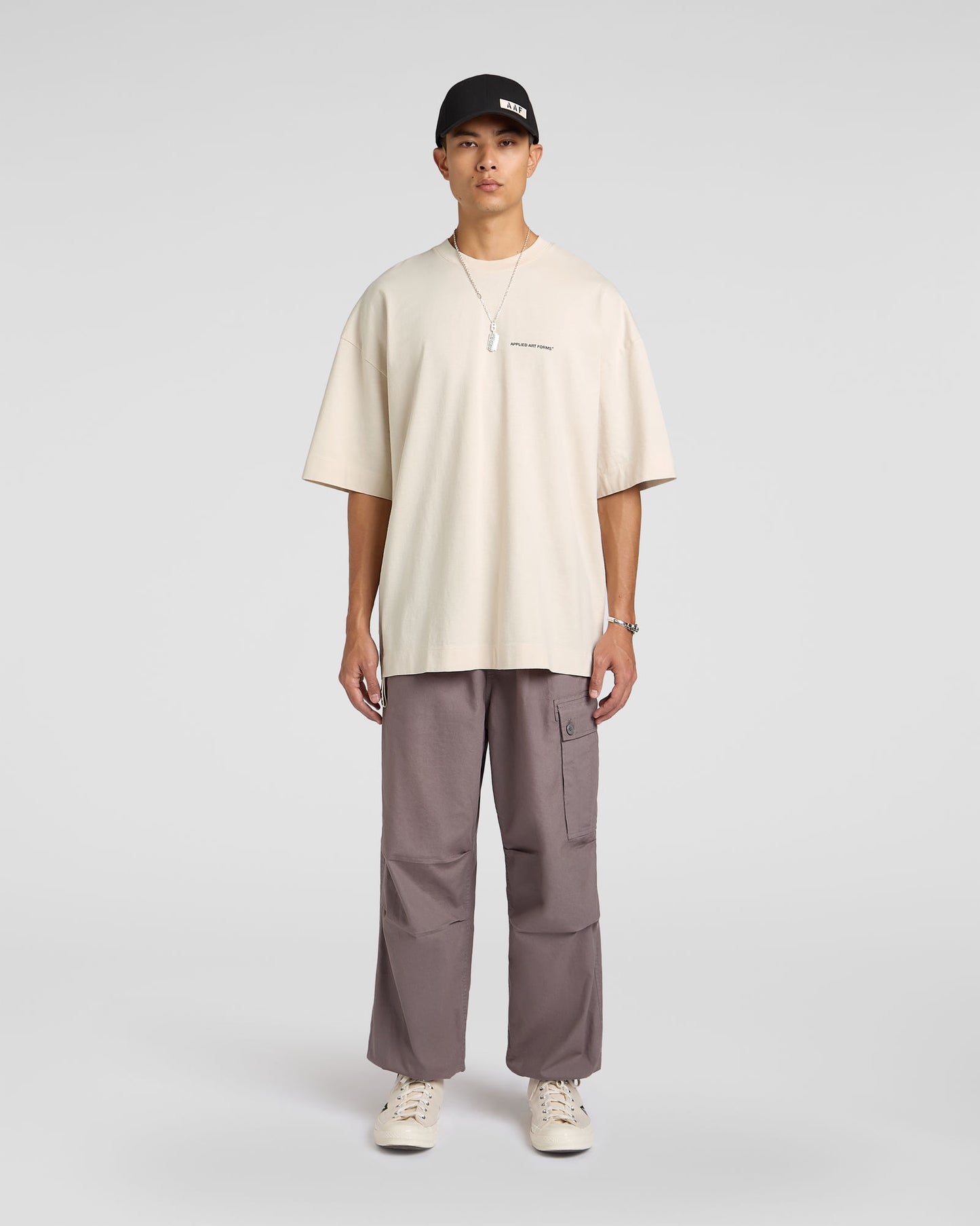 Oversized back logo tee