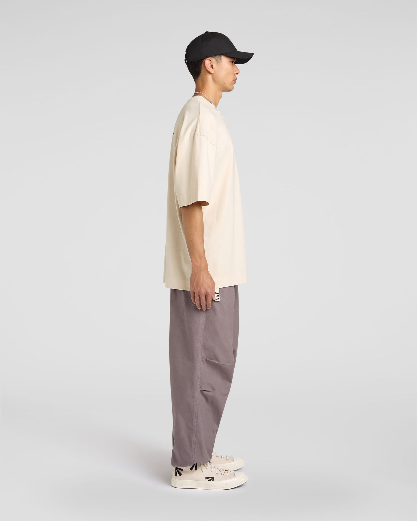 Oversized back logo tee