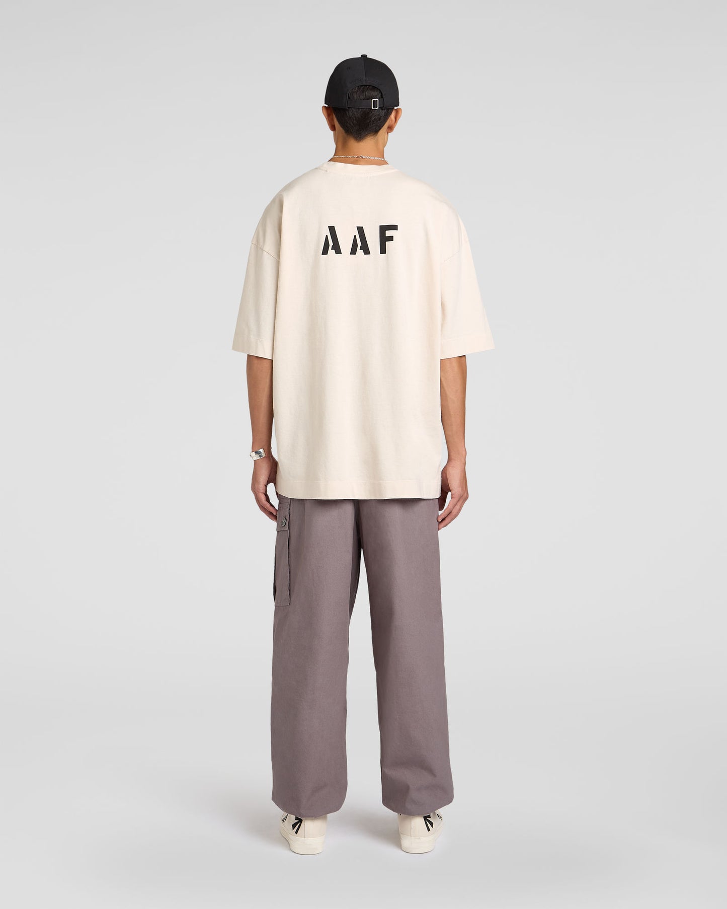 Oversized back logo tee