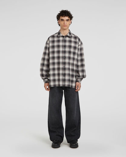 Oversized check shirt