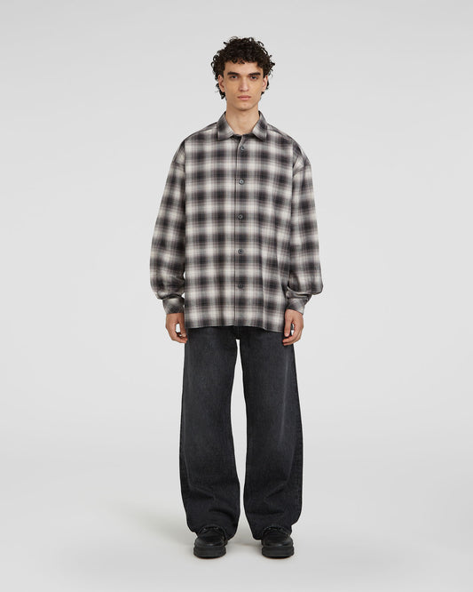 Oversized check shirt