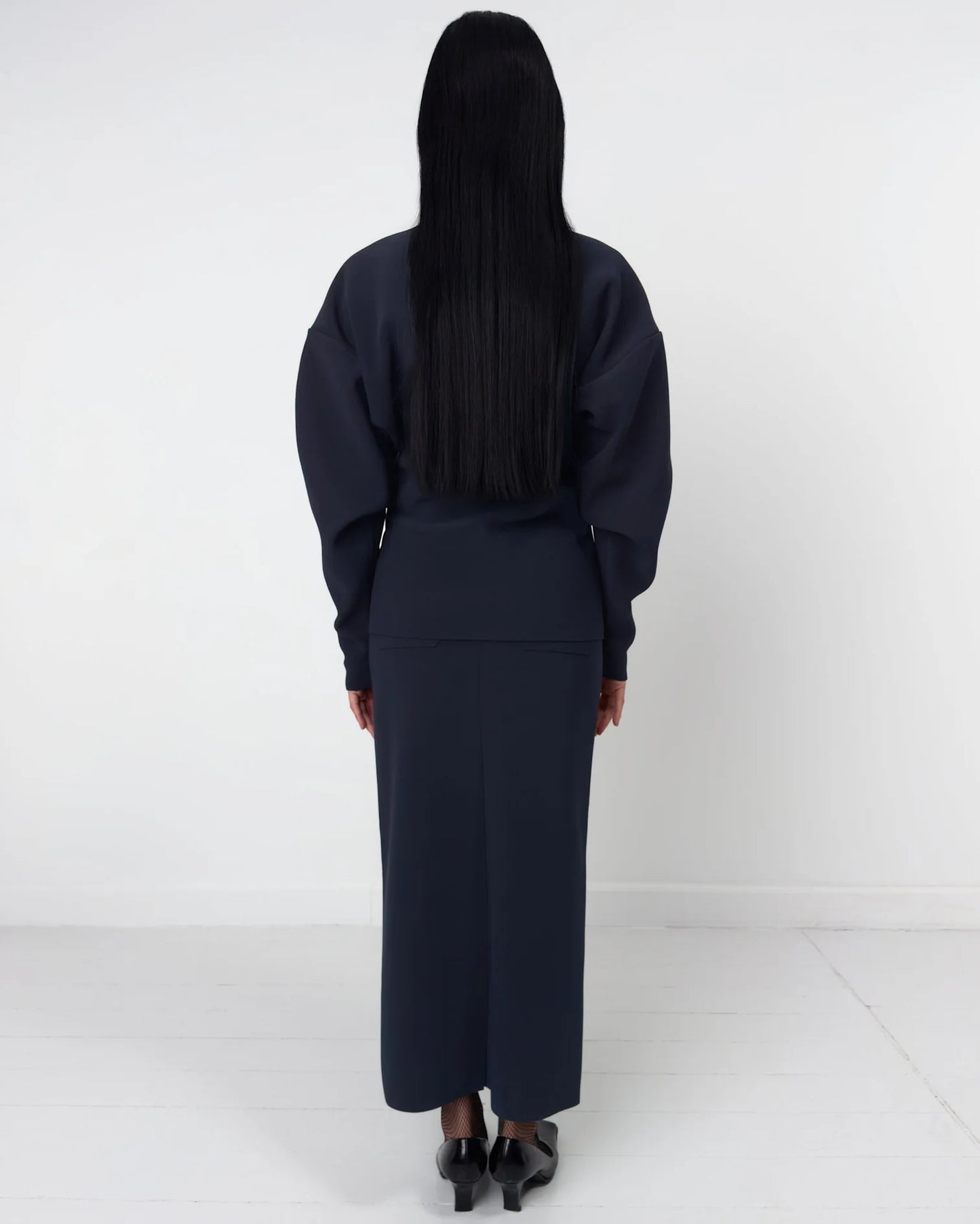 LAY3 POINT COLLAR CARDIGAN