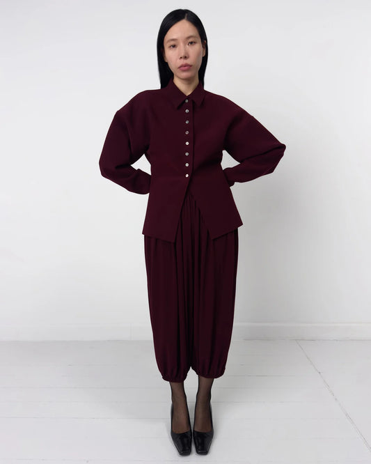 LAY3 POINT COLLAR CARDIGAN