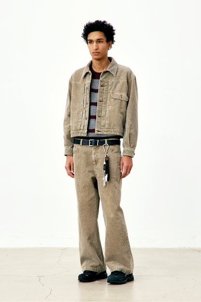 CORDUROY WASHED PANTS