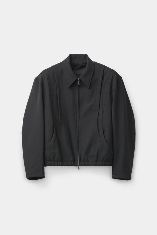 WOOL BLOUSON JUMPER