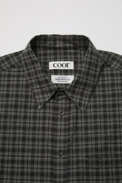 ALTERNATIVE CHECK HALF SHIRT