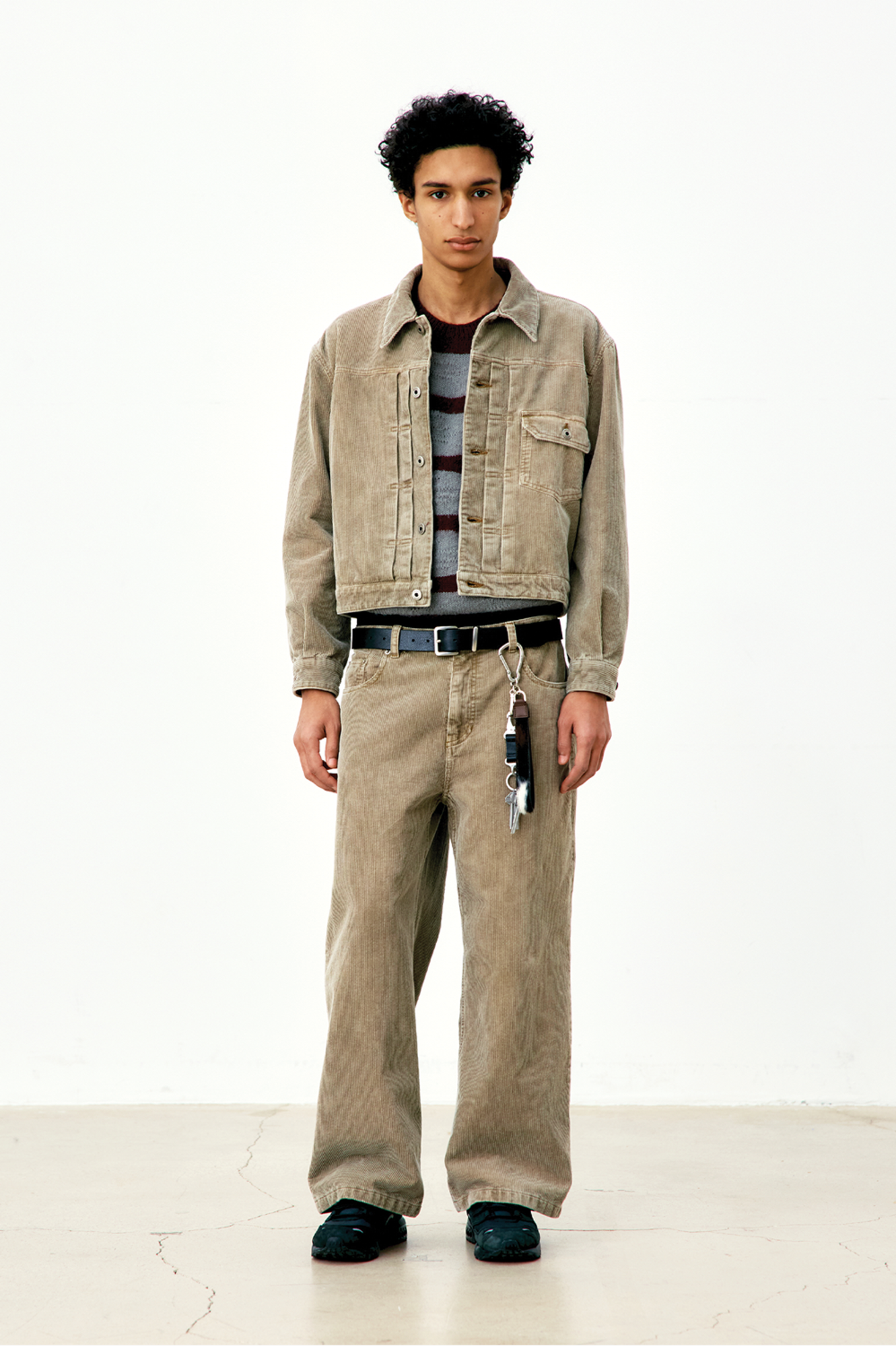 CORDUROY WASHED PANTS