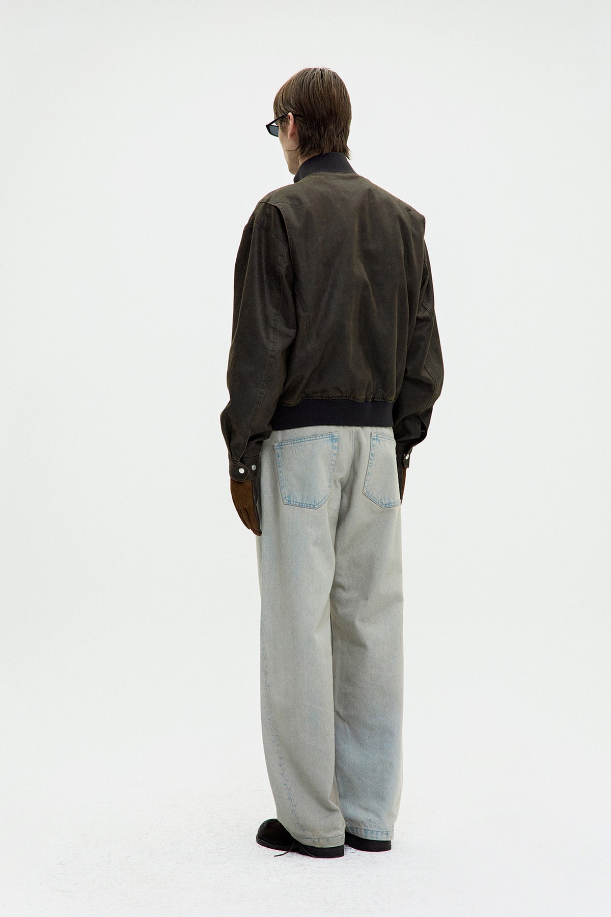 WASHED DECK HOOK BOMBER JACKET