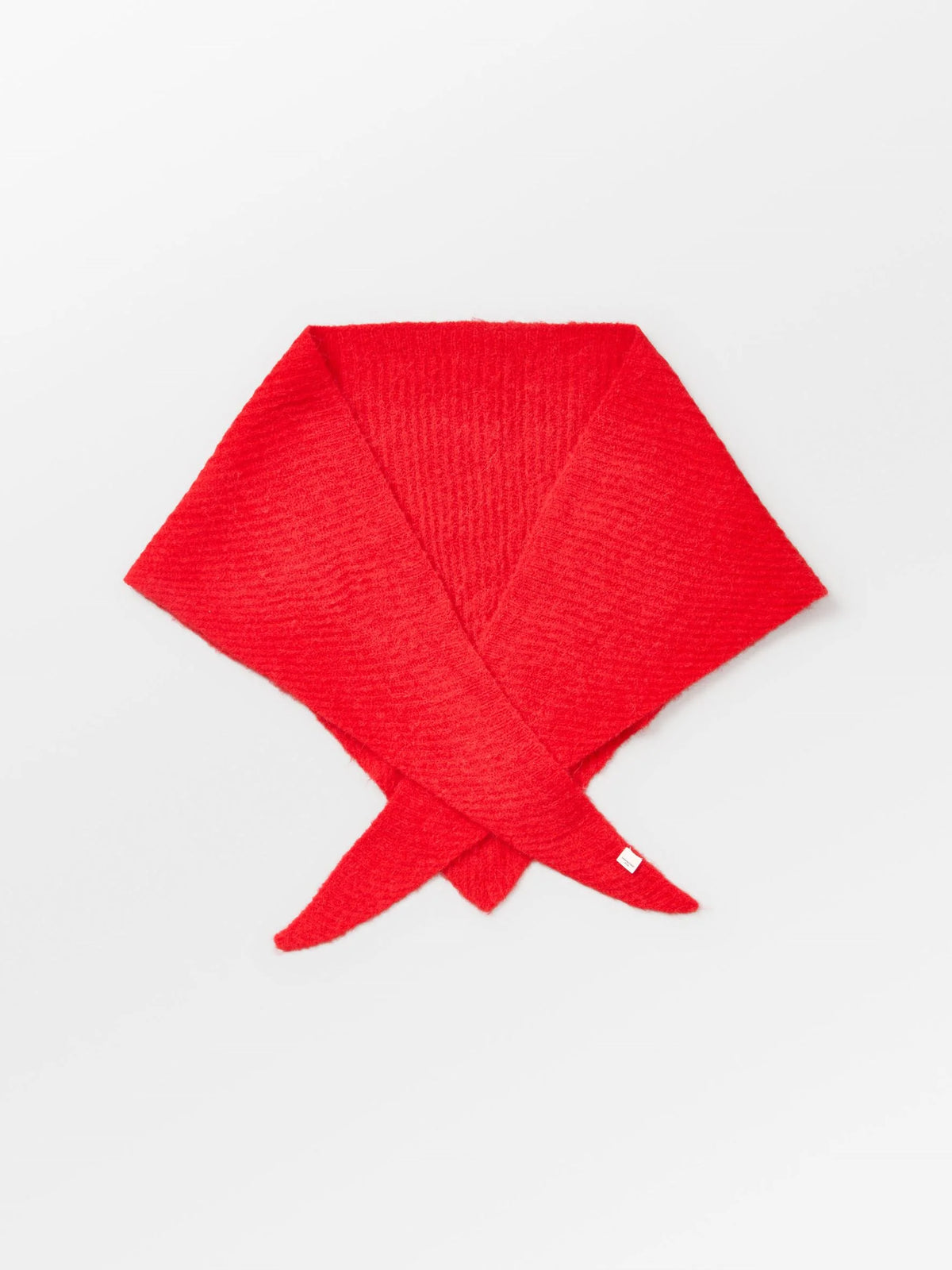 Alpaca-Wool Triangle Scarf