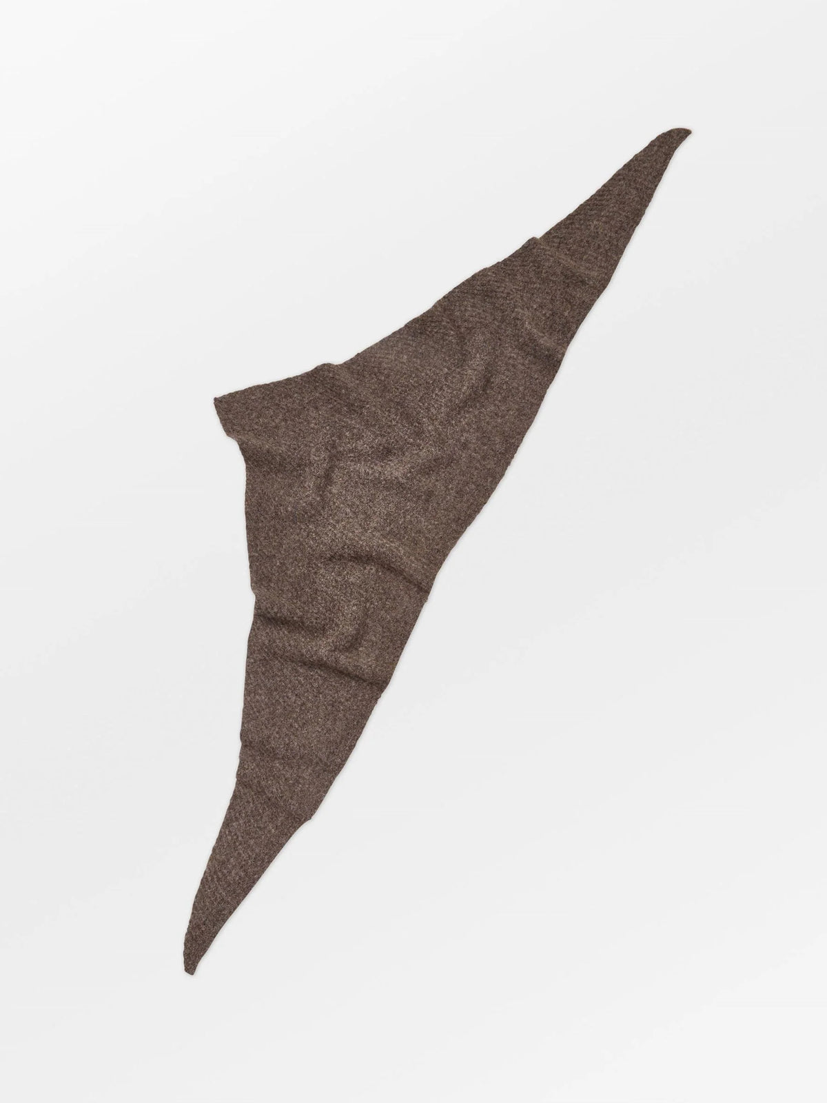 Alpaca-Wool Triangle Scarf