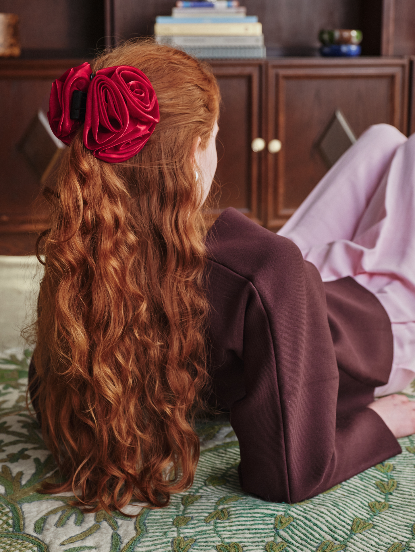 Organza Flower Hair Claw